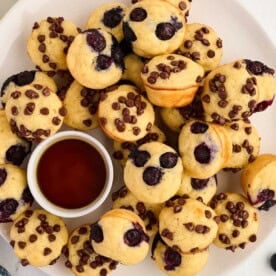 Greek yogurt pancake mini muffins