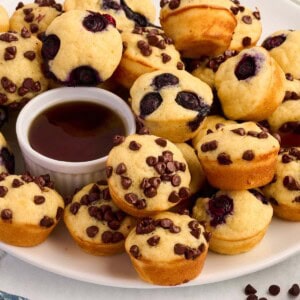 Greek yogurt pancake mini muffins