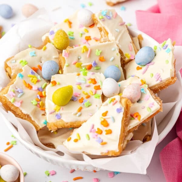 Easter crack saltine toffee