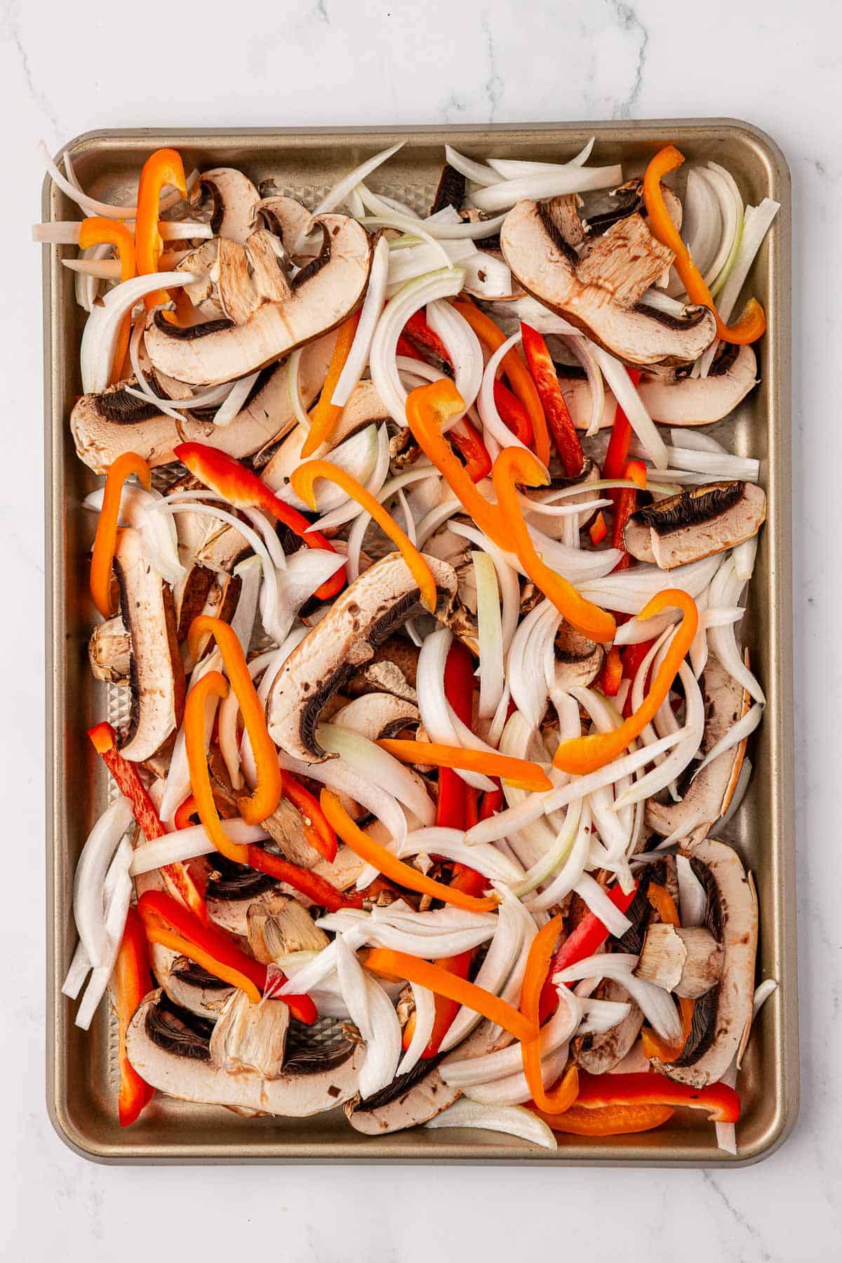 portobello mushroom fajita veggies