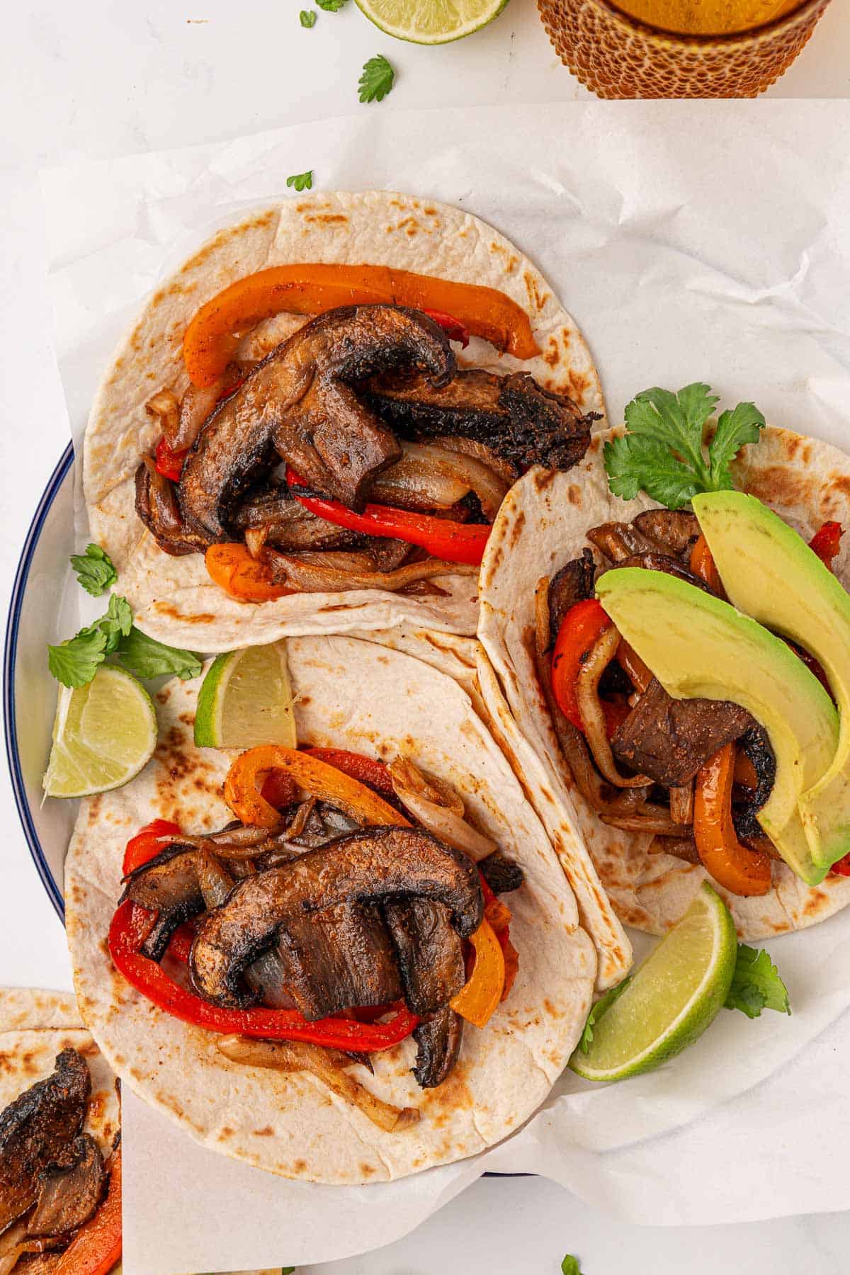 portobello mushroom fajitas