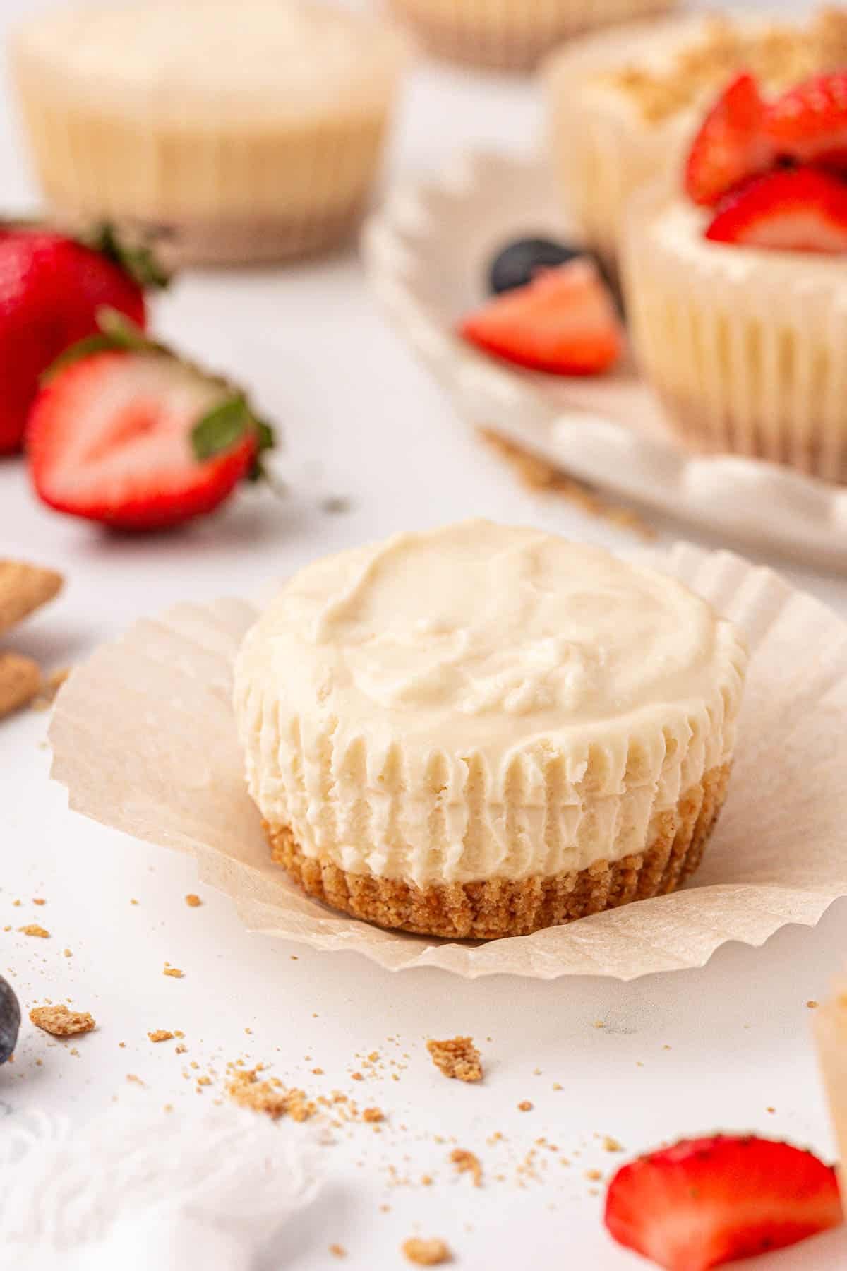 no bake mini cheesecake