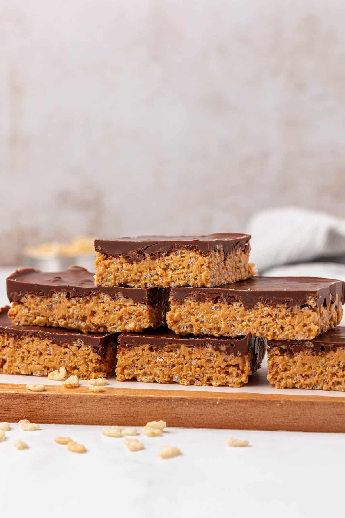 peanut butter rice krispie bars