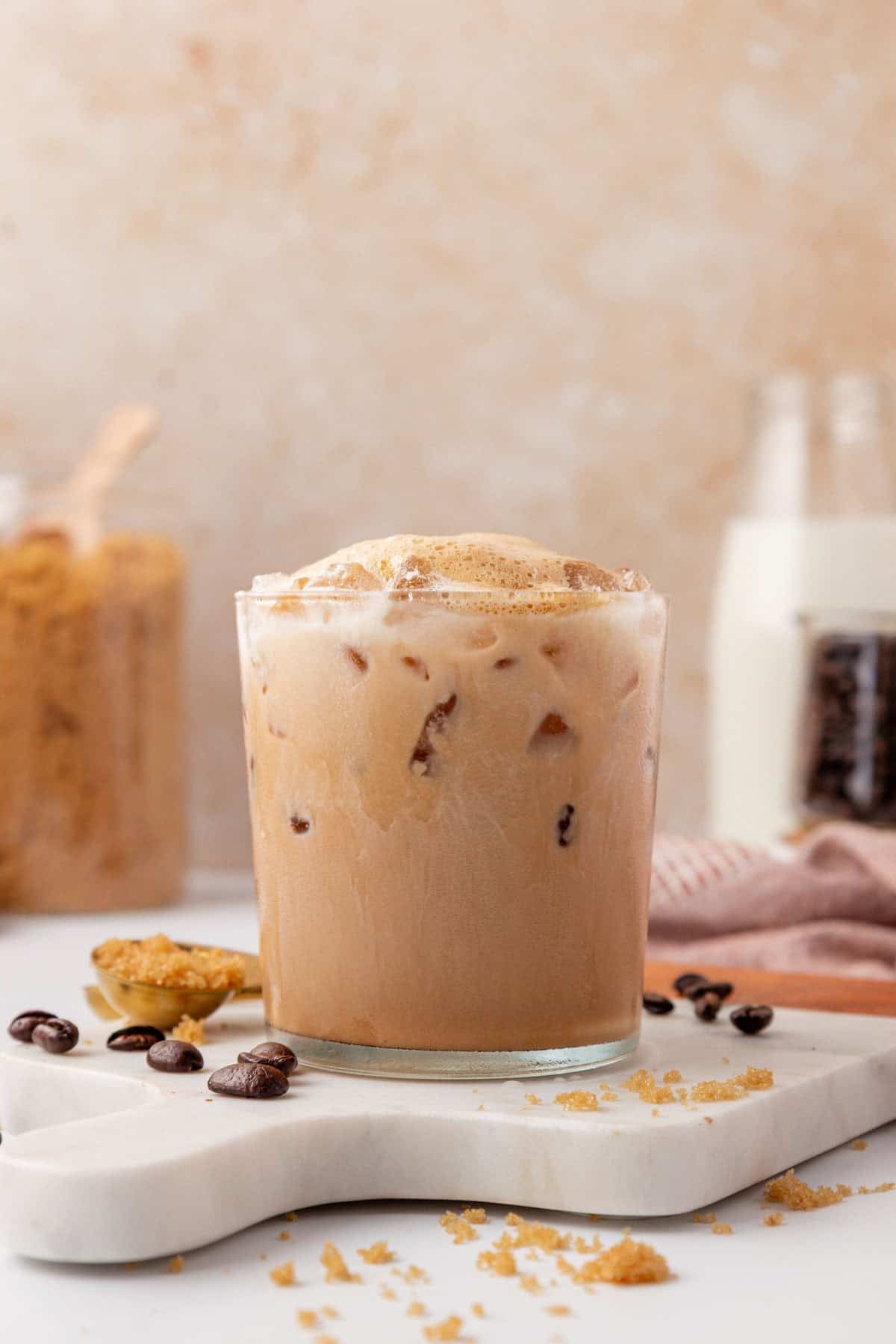 iced brown sugar latte