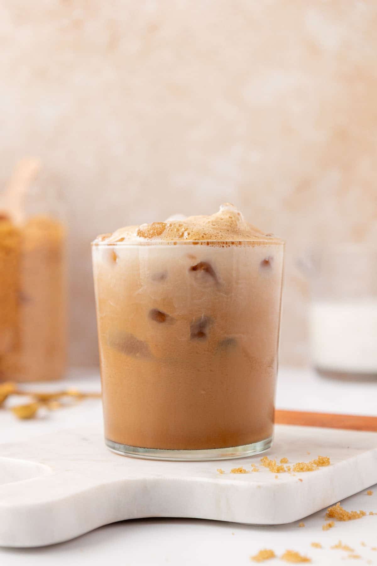iced brown sugar latte