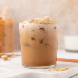 iced brown sugar latte