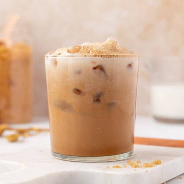 iced brown sugar latte