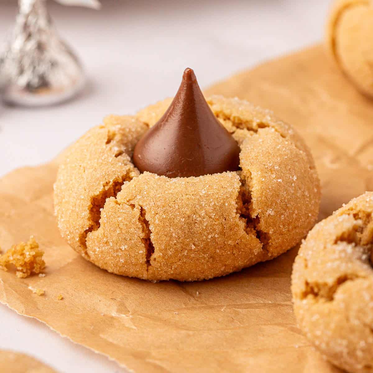 Cake Mix Peanut Butter Blossoms - Build Your Bite