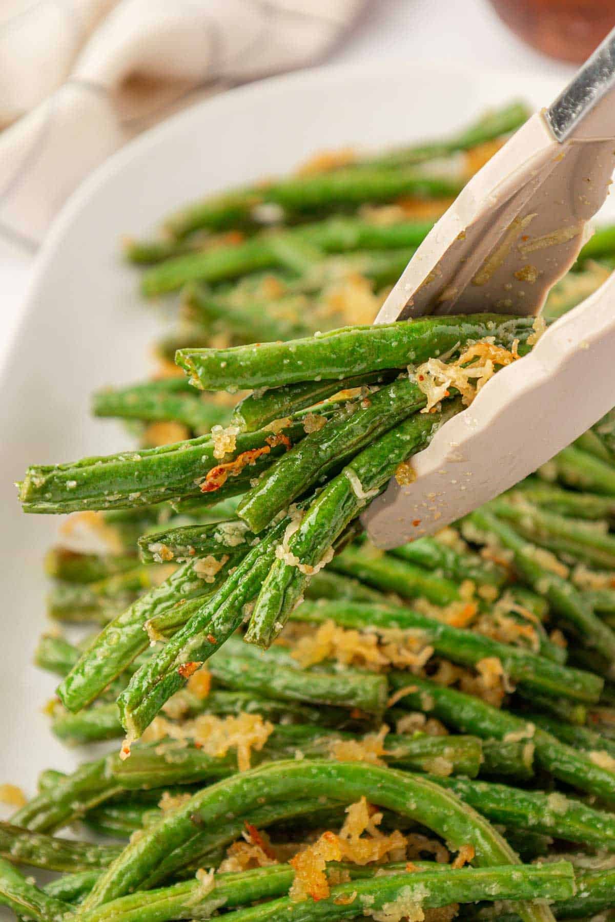 roasted parmesan green beans
